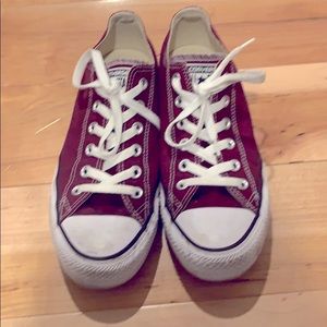 Maroon Converse All Stars